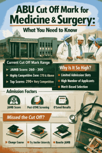 Abu Cut Off Mark For Medicine And Surgery 