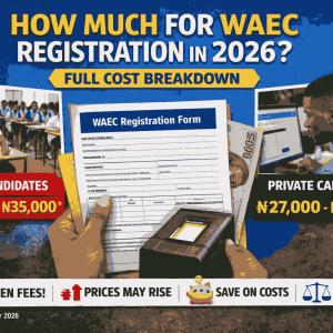 How Much For Waec Registration In 2026