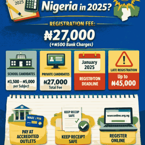 How Much To Register For Waec In Nigeria In 2025