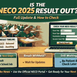 Is The Neco 2025 Result Out