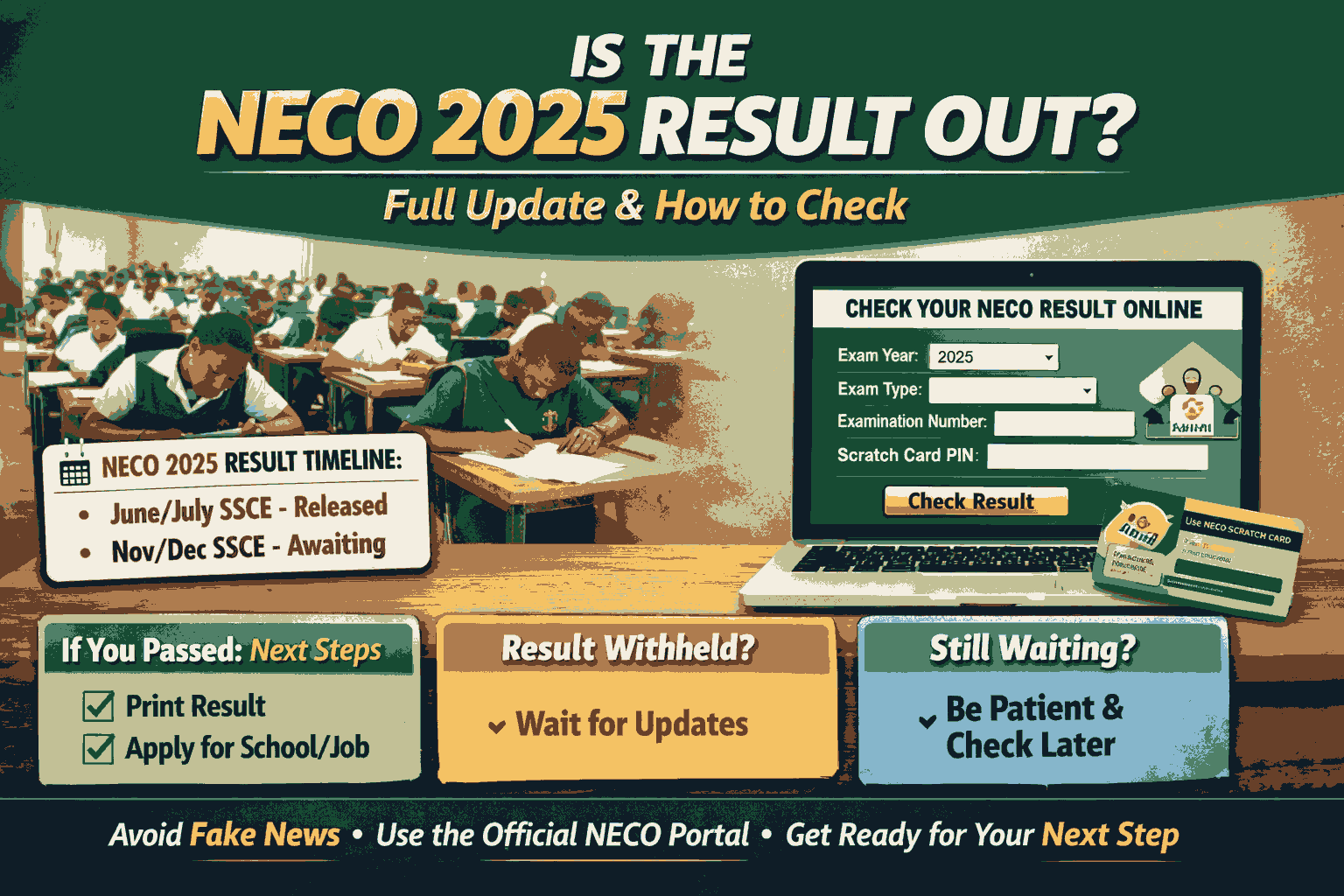 Is The Neco 2025 Result Out