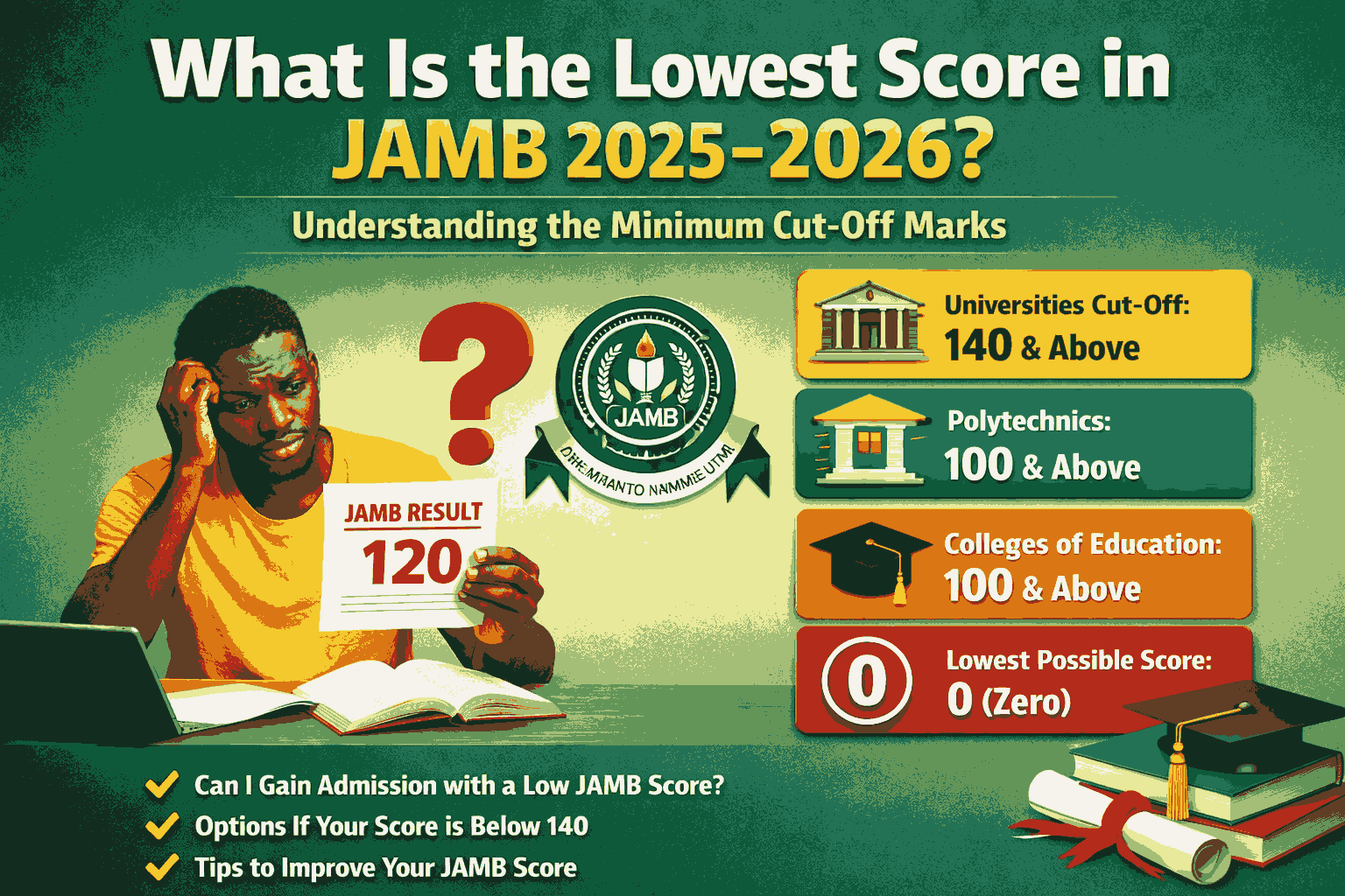 What Is The Lowest Score In Jamb 2025 2026