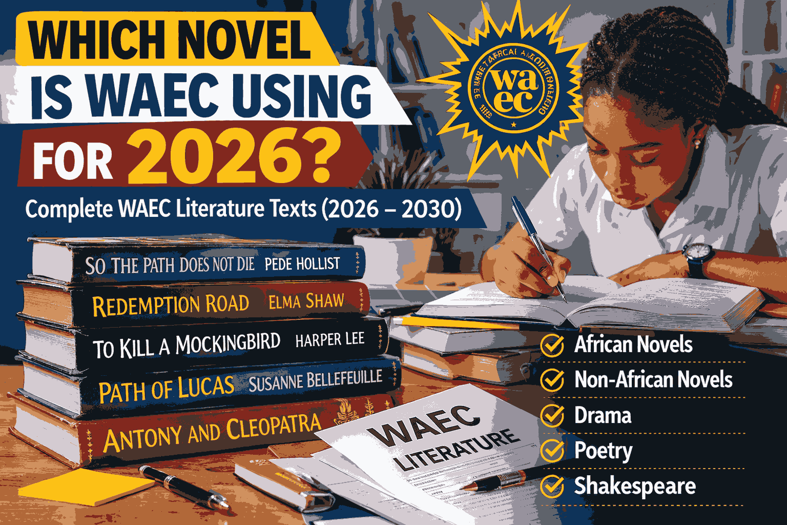 Which Novel Is Waec Using For 2026