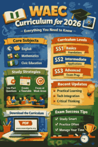 WAEC Curriculum for 2026: Complete Guide for Students, Subjects & Success Strategy
