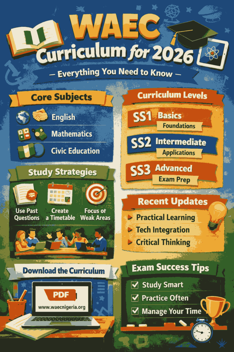 WAEC Curriculum for 2026: Complete Guide for Students, Subjects & Success Strategy