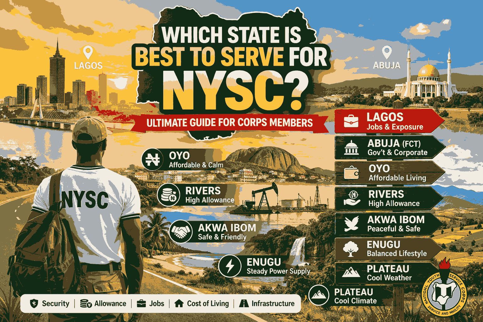 Which State Is Best To Serve For Nysc