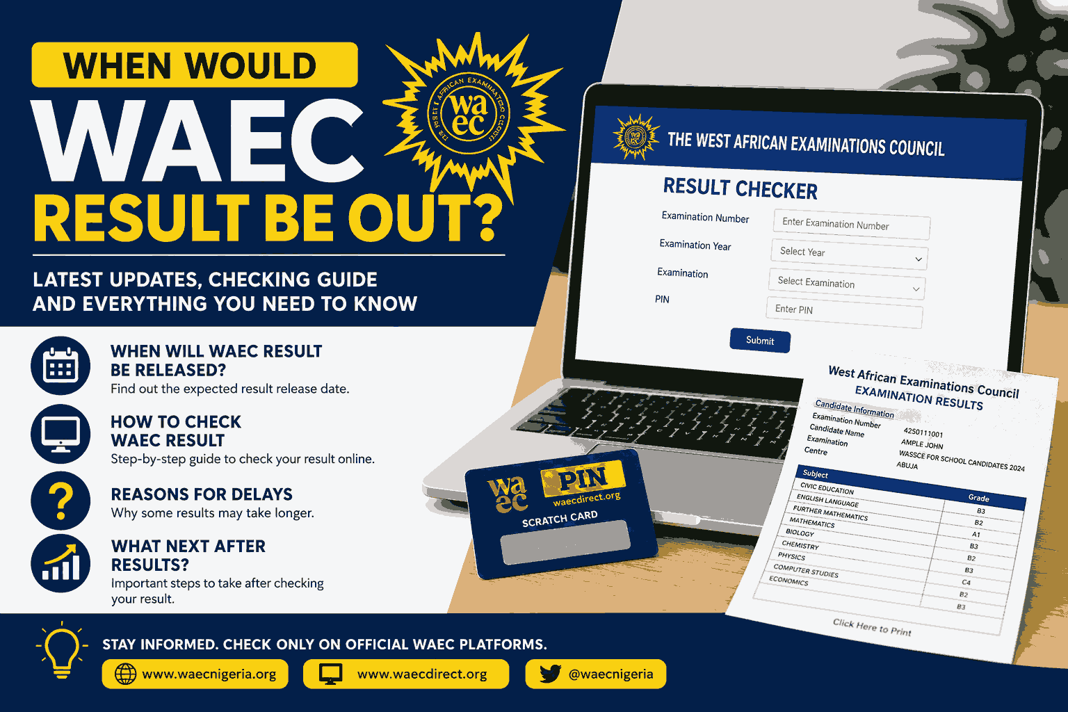 When Would WAEC Result Be Out? Latest WAEC Result Release Date, Checking Guide, and Updates for Candidates
