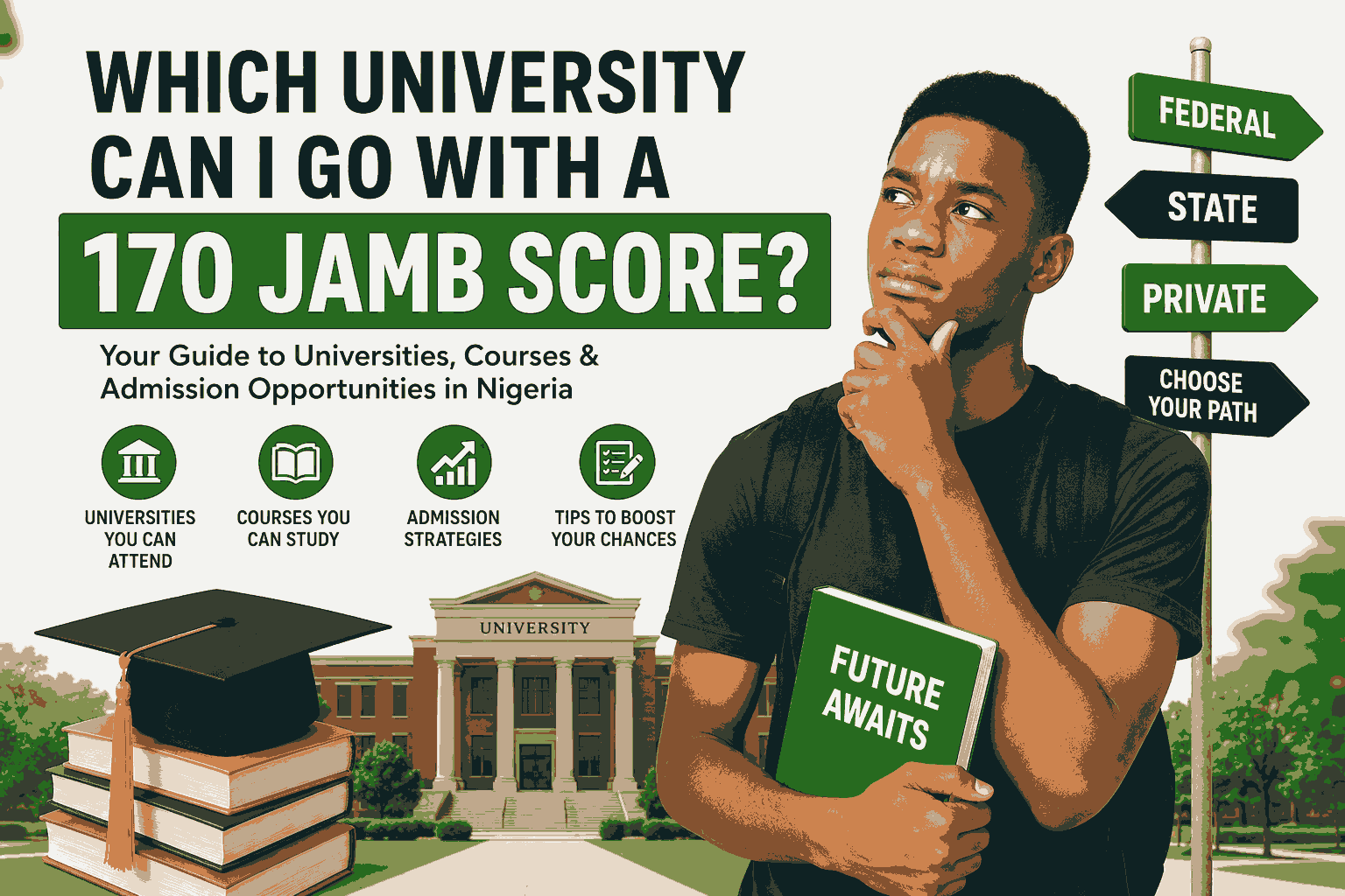 Which University Can I Go With A 170 Jamb Score In Nigeria 2026